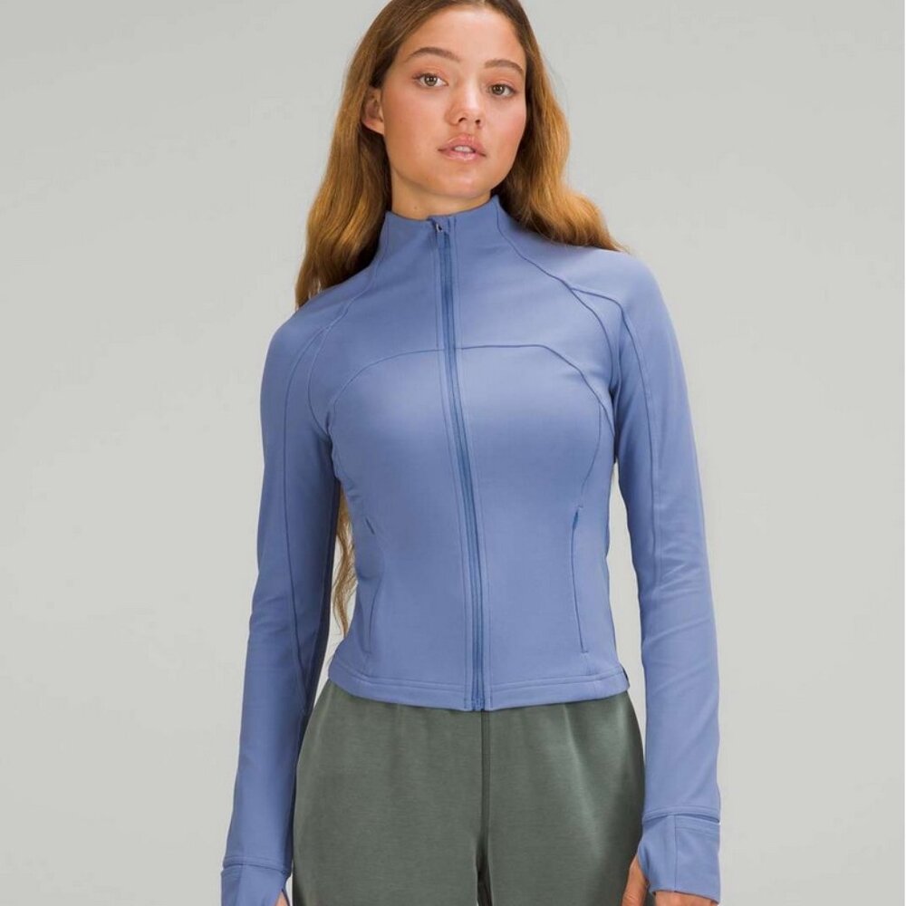 lululemon Nulu Cropped Define Jacket Size 4 Water Drop